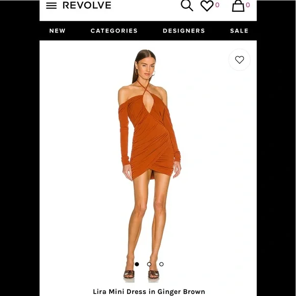 Lovers + Friends | Dresses | Lira Mini Dress In Ginger Brown | Poshmark